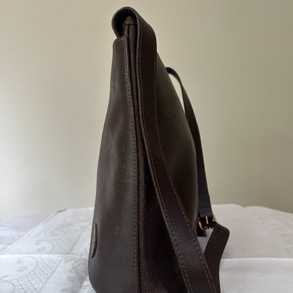 Vintage Longchamp Dark Brown Purse - Picture 7 of 14